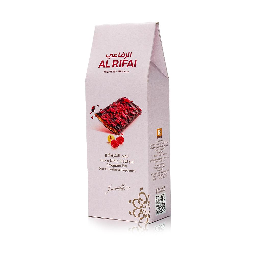 Raspberry &amp; Dark Choco Croquant Bar 120g